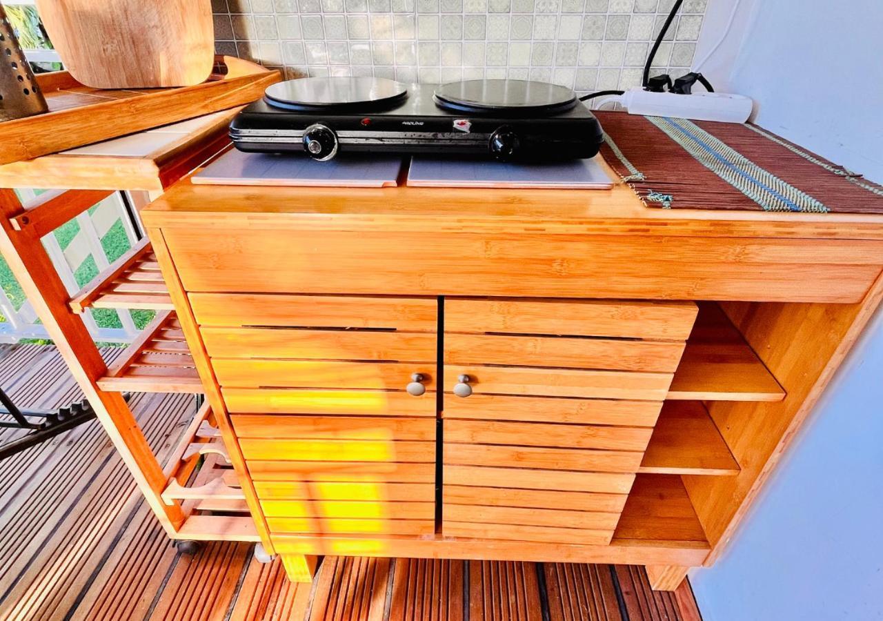 Studio Emeraude - Vue Mer - 6 Personnes Le Moule Kültér fotó