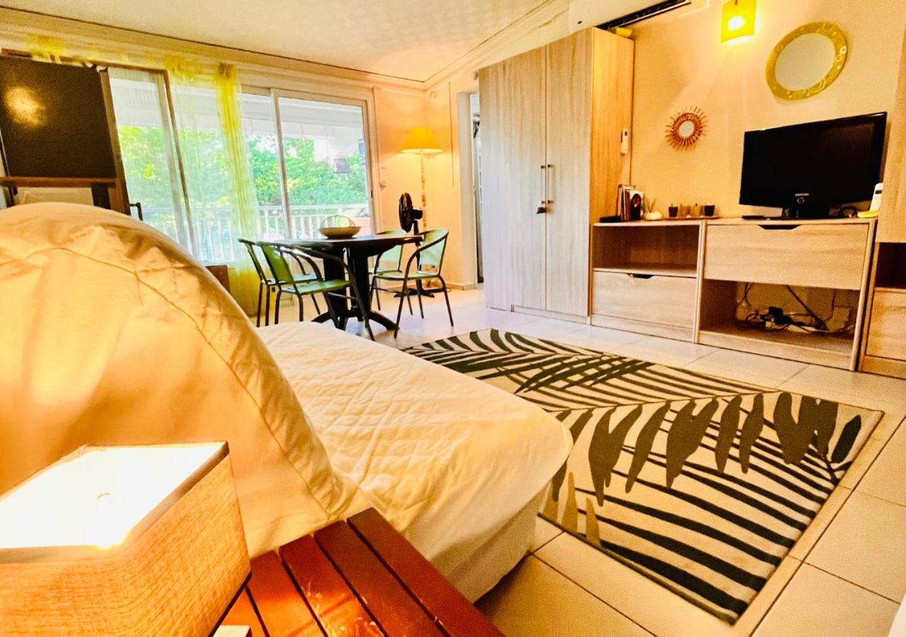 Studio Emeraude - Vue Mer - 6 Personnes Le Moule Kültér fotó