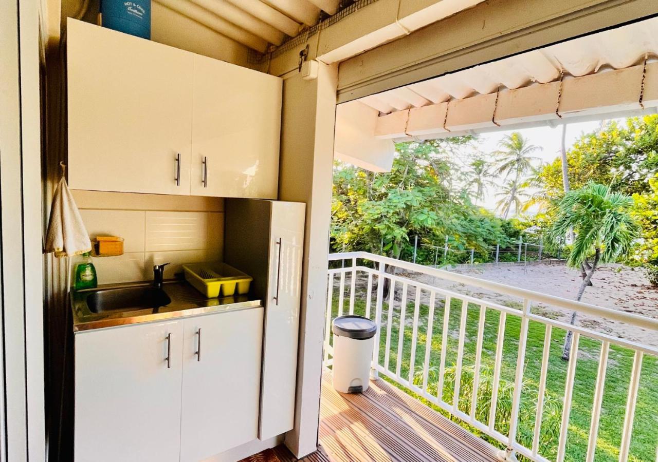 Studio Emeraude - Vue Mer - 6 Personnes Le Moule Kültér fotó