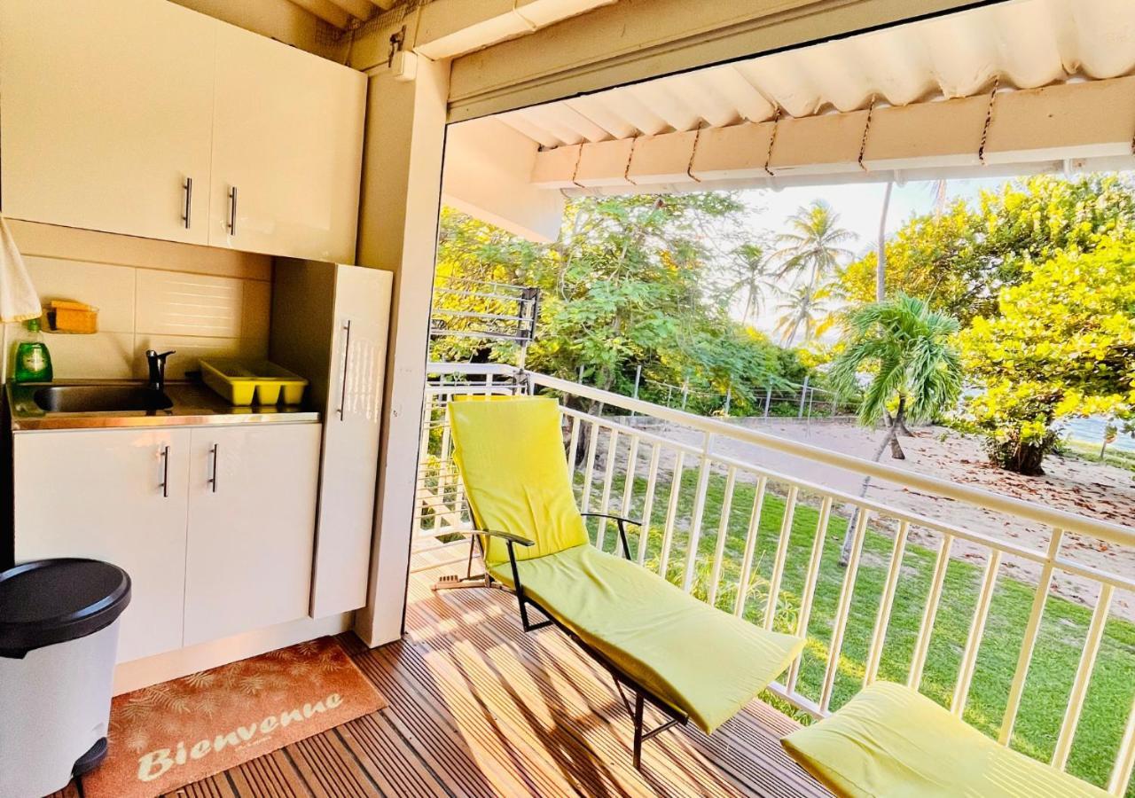 Studio Emeraude - Vue Mer - 6 Personnes Le Moule Kültér fotó